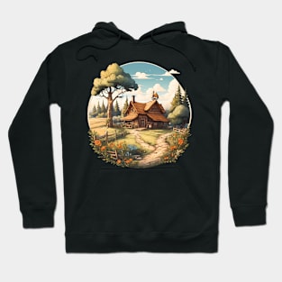 Tranquil Timber Dwelling Hoodie